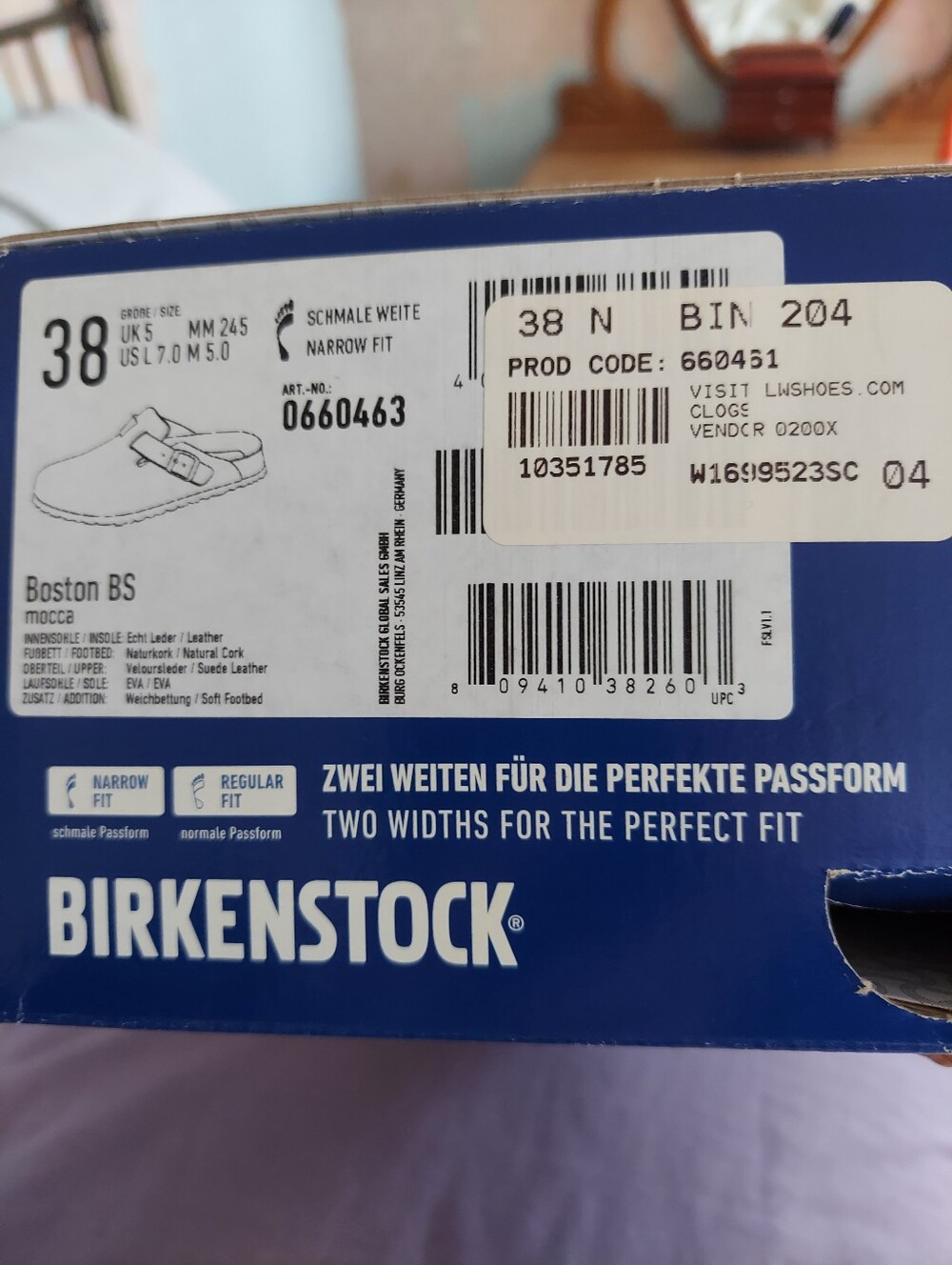 NWT Birkenstock Boston SF Mocha - Picture 2 of 9
